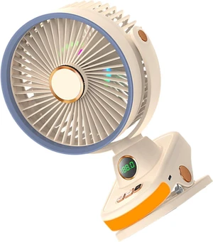 USB Rechargeable Clip On Desk Fan with Night Light 5 Speeds Quiet Operate Cooling Fan for Offices Bedroom Study Room USB Rechargeable Clip On Desk Fan with Night Light 5 Speeds Quiet Operate Cooling Fan for Offices Bedroom Study Room