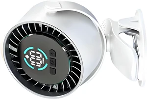 Low Noise Clip On Desk Fan with 100 Speed Settings and Built in Display for Home Study Use Low Noise Clip On Desk Fan with 100 Speed Settings and Built in Display for Home Study Use