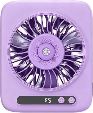 Compact USB Desktop Air Mover with Humidifying Function and 4000mAh Battery for Work Home Use Compact USB Desktop Air Mover with Humidifying Function and 4000mAh Battery for Work Home Use
