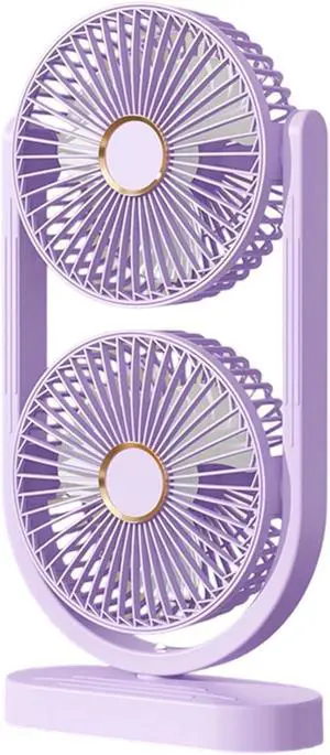 Portable Double Head Desktop Fan Adjustable Rechargeable Cooling Fan for Desk Bedroom and Outdoor Camping Use Enduring Portable Double Head Desktop Fan Adjustable Rechargeable Cooling Fan for Desk Bedroom and Outdoor Camping Use Enduring