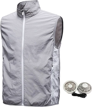 Summer cooling fan clothing, USB charging with fan clothing, sun protection vest work clothes Summer cooling fan clothing, USB charging with fan clothing, sun protection vest work clothes