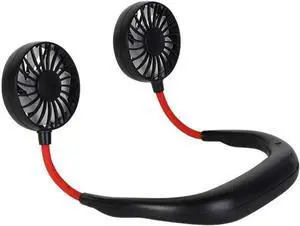 Mini Portable Hanging Neck Fan,Hands-Free Neck Band Hands-Free Hanging Double Fan USB Rechargeable Summer Portable Rechargeable Mini Fan-Black Mini Portable Hanging Neck Fan,Hands-Free Neck Band Hands-Free Hanging Double Fan USB Rechargeable Summer Portable Rechargeable Mini Fan-Black