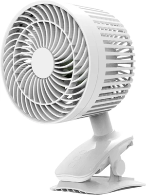 Portable USB Table Fan Clip-on Type Rechargeable Cooling Desk Fan Rotation 3 Speeds Adjustable Clip-on on for Baby Bed Oscillating Portable USB Table Fan Clip-on Type Rechargeable Cooling Desk Fan Rotation 3 Speeds Adjustable Clip-on on for Baby Bed Oscillating