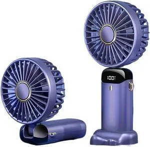 Handheld Fan, Portable Mini Fan With 6 Speeds LED USB Rechargeable Charging Small Foldable Battery Fans Handheld Desk Bedroom Indoor Outdoor,for Outdoors/Travel/Camping(Purple) Handheld Fan, Portable Mini Fan With 6 Speeds LED USB Rechargeable Charging Small Foldable Battery Fans Handheld Desk Bedroom Indoor Outdoor,for Outdoors/Travel/Camping(Purple)