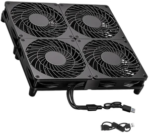 1Pc 12Cm Quiet USB Fan with Vibrations Absorbing Pads for Receiver and Router Cooling USB Cooling Fan 1Pc 12Cm Quiet USB Fan with Vibrations Absorbing Pads for Receiver and Router Cooling USB Cooling Fan