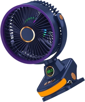USB Rechargeable Clip On Desk Fan with Night Light 5 Speeds Quiet Operate Cooling Fan for Offices Bedroom Study Room USB Rechargeable Clip On Desk Fan with Night Light 5 Speeds Quiet Operate Cooling Fan for Offices Bedroom Study Room