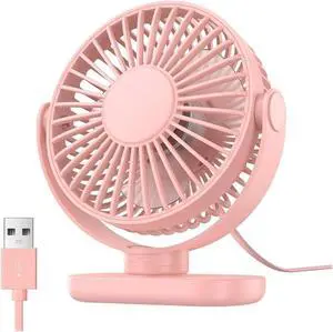 Handheld fans, Portable Mini USB Desk Fan 360°Rotation 3 Speeds Powerful Airflow Small Cooling For Bedroom Home Office Desktop(Pink) Handheld fans, Portable Mini USB Desk Fan 360°Rotation 3 Speeds Powerful Airflow Small Cooling For Bedroom Home Office Desktop(Pink)