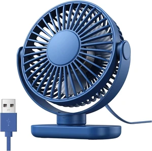Handheld fans, Portable Mini USB Desk Fan 360°Rotation 3 Speeds Powerful Airflow Small Cooling For Bedroom Home Office Desktop(Blue) Handheld fans, Portable Mini USB Desk Fan 360°Rotation 3 Speeds Powerful Airflow Small Cooling For Bedroom Home Office Desktop(Blue)