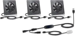 Low Noise USB Temperature Controlled Fan for Sensitive Environments Libraries Bedrooms and Home Offices 0 to 60 Celsius (U10T1225JGX3) Low Noise USB Temperature Controlled Fan for Sensitive Environments Libraries Bedrooms and Home Offices 0 to 60 Celsius (U10T1225JGX3)