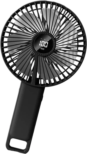 6 Inch Rechargeable Handheld Fan with 5 preferences and Foldable Hook for Outdoor Camping Work Travel 6 Inch Rechargeable Handheld Fan with 5 preferences and Foldable Hook for Outdoor Camping Work Travel