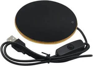 Portable Cup Warmer Coffee Mug Heating Coaster Smart Thermostatic Hot Plate Milk Tea Water(D) Portable Cup Warmer Coffee Mug Heating Coaster Smart Thermostatic Hot Plate Milk Tea Water(D)