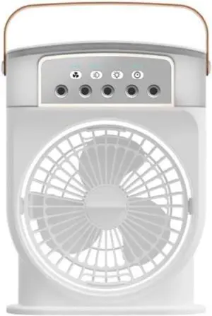 Mini Fan for Summer 3 Speed Settings Cooling Fan Water Mist With USB Rechargeable Desk With Portable Handle Outdoor Travel Makeup Mini Fan for Summer 3 Speed Settings Cooling Fan Water Mist With USB Rechargeable Desk With Portable Handle Outdoor Travel Makeup