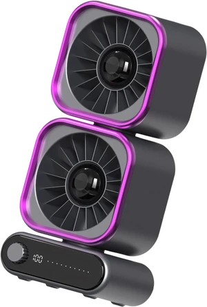 Energy Efficient Double Head Desk Fan Light Weight USB Rechargeable Circulating for Small Spaces Study Room Shaking Air Blowing Portable Energy Efficient Double Head Desk Fan Light Weight USB Rechargeable Circulating for Small Spaces Study Room Shaking Air Blowing Portable