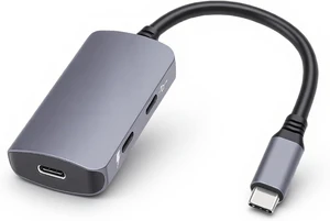 Sanpyl USB C to AR Glasses & Charging Adapter, PD 100W Fast Charging, 4K 60Hz, Dual USB C, Fit for XREAL,for Rokidair,for RayNeo xr... Sanpyl USB C to AR Glasses & Charging Adapter, PD 100W Fast Charging, 4K 60Hz, Dual USB C, Fit for XREAL,for Rokidair,for RayNeo xr...