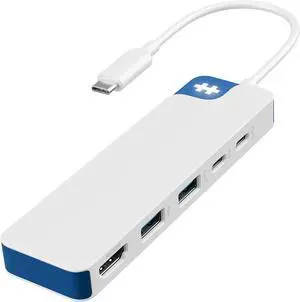 HyperDrive Flex 5-Port USB C Hub Multiport Adapter for Crisp Visuals, Fast Transfers, Charging HDMI 4K30Hz, 100W Power Delivery, 5Gbps, 2X USB-A Windows, Chrome, Mac (Blue) HyperDrive Flex 5-Port USB C Hub Multiport Adapter for Crisp Visuals, Fast Transfers, Charging HDMI 4K30Hz, 100W Power Delivery, 5Gbps, 2X USB-A Windows, Chrome, Mac (Blue)