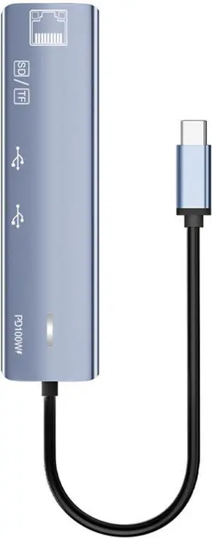 Functional USB Type C 7 In1 Extension Dock for UHD Screen Quick Power Net Internet and External Storage Access Multiuse USB C Dock Functional USB Type C 7 In1 Extension Dock for UHD Screen Quick Power Net Internet and External Storage Access Multiuse USB C Dock
