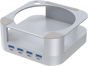 4 Port USB Hubs and Heat Dissipation Stand for Featuring Type C Connectivity Aluminum Cooling Stand 4 Port USB Hubs and Heat Dissipation Stand for Featuring Type C Connectivity Aluminum Cooling Stand