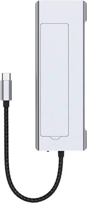 9 in 1 USB C Hubs with NVMes Enclosure PD100W Charging HDTV 4K 60Hz Ethernet Card Reader for Laptop 9 in 1 USB C Hubs with NVMes Enclosure PD100W Charging HDTV 4K 60Hz Ethernet Card Reader for Laptop