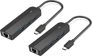 Efficient USB C to Rj45 Gigabit Ethernet Converter Adapter with 3 USB3.0 Port for Seamlessly Networking USB C Center with Ethernet Efficient USB C to Rj45 Gigabit Ethernet Converter Adapter with 3 USB3.0 Port for Seamlessly Networking USB C Center with Ethernet
