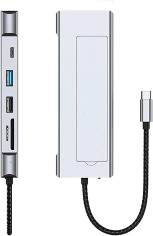 Aluminum USB C Hubs with Storage 100WPD HDTV 4K Ethernet Card Reader for Laptop Multiple Port Laptop Dock Aluminum USB C Hubs with Storage 100WPD HDTV 4K Ethernet Card Reader for Laptop Multiple Port Laptop Dock