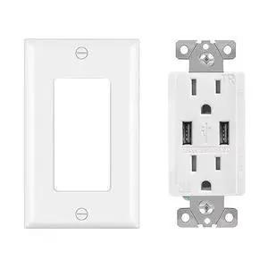 1 pcs new 15A USB Socket, Three-Prong Type-C Fast Charging Panel.(3) 1 pcs new 15A USB Socket, Three-Prong Type-C Fast Charging Panel.(3)