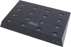 Cuifati USB 3.0 Hub, 16 Port USB Hub 5Gbps Data Transfer with Over Current Voltage Short Circuit Guard and 15 Card Readers, for Batch Testing Copying Flash Drive Portable Hard Drive (US Plug) Cuifati USB 3.0 Hub, 16 Port USB Hub 5Gbps Data Transfer with Over Current Voltage Short Circuit Guard and 15 Card Readers, for Batch Testing Copying Flash Drive Portable Hard Drive (US Plug)