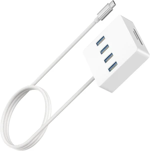 USB C Hub, 4 USB Ports, Card Reader, 3.5mm, Integrated Card Reader for 5Gbps PC Accessories USB C Hub, 4 USB Ports, Card Reader, 3.5mm, Integrated Card Reader for 5Gbps PC Accessories