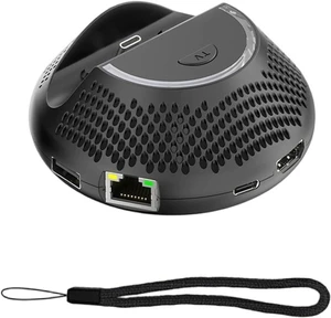 Cooling Dock with Gigabit Ethernet Port LED Lighting 4K HDTV Port Output 2xUSB for NS2 Enhances Gaming Portable TVs Dock Led Lighting Cooling Dock with Gigabit Ethernet Port LED Lighting 4K HDTV Port Output 2xUSB for NS2 Enhances Gaming Portable TVs Dock Led Lighting