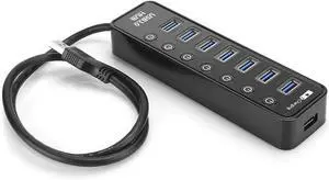 HighSpeed USB 3.0 Splitter Docking Station with 7-Port Switch for PC, Plug and Play, DriverFree, Suitable for XP/Vista/7/8 Users HighSpeed USB 3.0 Splitter Docking Station with 7-Port Switch for PC, Plug and Play, DriverFree, Suitable for XP/Vista/7/8 Users