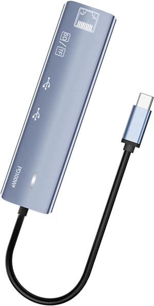 Multifunction USB Type C Device UHD Visual Output 100W Charging RJ45 Card Access Workstation Aluminum USB C Center Multifunction USB Type C Device UHD Visual Output 100W Charging RJ45 Card Access Workstation Aluminum USB C Center