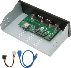 USB Front Panel Hub,10Gbps Front Panel Hub,4 Port High Performance Front Panel Hub,Supports USB Battery Charging Front Panel Hub for Windows OS X and Linux USB Front Panel Hub,10Gbps Front Panel Hub,4 Port High Performance Front Panel Hub,Supports USB Battery Charging Front Panel Hub for Windows OS X and Linux