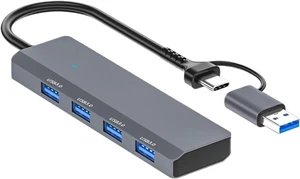USB 3.0 Hub USB Hub 4 Port High Speed Type c Splitter 5Gbps for PC Computer Accessories Multiport HUB 4 USB 3.0 2.0 Ports(2-in-1) USB 3.0 Hub USB Hub 4 Port High Speed Type c Splitter 5Gbps for PC Computer Accessories Multiport HUB 4 USB 3.0 2.0 Ports(2-in-1)