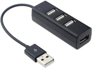 USB 2.0 Hub Adapter 4-Port USB Splitter Converter Compatible with Computer USB 2.0 Hub Adapter 4-Port USB Splitter Converter Compatible with Computer