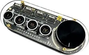 USB Docking Station, Multi-Function USB Hub with Volume Control Knob 24 Kinds of RGB Cool Lights,3 USB2.0 Ports for Data Transmission and 1 USB2.0 Ports for Power Supply, for Tablets USB Docking Station, Multi-Function USB Hub with Volume Control Knob 24 Kinds of RGB Cool Lights,3 USB2.0 Ports for Data Transmission and 1 USB2.0 Ports for Power Supply, for Tablets