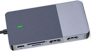 Sanpyl USB Hub 11 in 1, Multiport Docking Station with USB 3.0 VGA LAN 3.5mm Headphone Microphone Port, Splitter Extender for Laptop Sanpyl USB Hub 11 in 1, Multiport Docking Station with USB 3.0 VGA LAN 3.5mm Headphone Microphone Port, Splitter Extender for Laptop