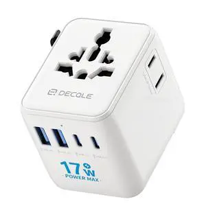 Pro Universal Travel Adapter 2 USB-C 2 USB-A Cover 200+ Countries Pro Universal Travel Adapter 2 USB-C 2 USB-A Cover 200+ Countries