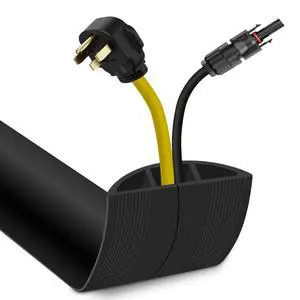 Floor Cord Cover 3.3FT Cord Covers for Wires on Floor Protect Wires & Prevent Trip Hazards, Easy to Cut for Home, Office, School, Concerts, Cavity W0.6in x H0.32in Floor Cord Cover 3.3FT Cord Covers for Wires on Floor Protect Wires & Prevent Trip Hazards, Easy to Cut for Home, Office, School, Concerts, Cavity W0.6in x H0.32in