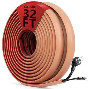 32FT Floor Cord Cover,Brown Cable Protector,Self Adhesive Hide Extension Cords,Prevent Cable Trips for Offices, Gyms,Cavity: 0.39"(W) x 0.27"(H) 32FT Floor Cord Cover,Brown Cable Protector,Self Adhesive Hide Extension Cords,Prevent Cable Trips for Offices, Gyms,Cavity: 0.39"(W) x 0.27"(H)