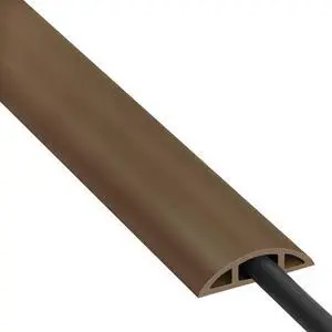 4ft Cord Hider Floor for 1 Small Wire, Soft PVC Cord Covers for Wires on Floor, Wire Cover to Hide Power Cords, Cable Cover Protect Cords, Cable Cavity: W0.47in x H0.28in Vintage Coffee Brown 4ft Cord Hider Floor for 1 Small Wire, Soft PVC Cord Covers for Wires on Floor, Wire Cover to Hide Power Cords, Cable Cover Protect Cords, Cable Cavity: W0.47in x H0.28in Vintage Coffee Brown