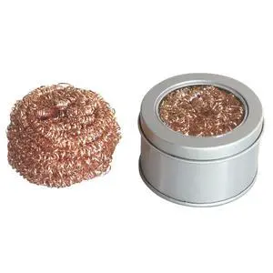 Soldering Iron Tip Cleaner Solder Cleaner Kit incl. 2 Coiled Sponge Soldering Iron Tip Cleaner Solder Cleaner Kit incl. 2 Coiled Sponge