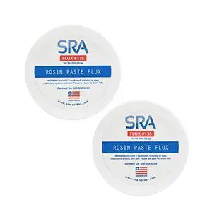 Solder 135 Rosin Paste Soldering Flux For Electronics, No Clean Flux Made for Lead and Lead-Free Solder Circuit Boards and Copper Electrical Wire - Safe Residues with No Goopy Mess (2oz 2-Pack) Solder 135 Rosin Paste Soldering Flux For Electronics, No Clean Flux Made for Lead and Lead-Free Solder Circuit Boards and Copper Electrical Wire - Safe Residues with No Goopy Mess (2oz 2-Pack)