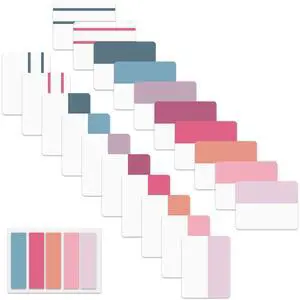 500 PCS Sticky Index Tabs 2 Inch Colorful Sticky Tabs for Notebooks 500 PCS Sticky Index Tabs 2 Inch Colorful Sticky Tabs for Notebooks