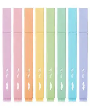 Aesthetic Highlighters No Bleed, 8 Pack, Assorted Colors | Chisel Tip, Cute Highlighters Assorted Colors for Journaling, Highlighting, Underlining, Fast Dry, Back to School Supplies Aesthetic Highlighters No Bleed, 8 Pack, Assorted Colors | Chisel Tip, Cute Highlighters Assorted Colors for Journaling, Highlighting, Underlining, Fast Dry, Back to School Supplies