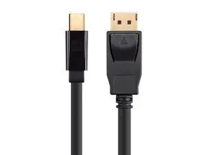 Mini DisplayPort 1.2 to DisplayPort 1.2 Cable - 3 Feet - Black | Supports up to 4K resolution and 3D Video - Select Series Mini DisplayPort 1.2 to DisplayPort 1.2 Cable - 3 Feet - Black | Supports up to 4K resolution and 3D Video - Select Series