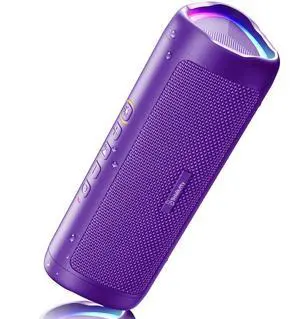 Bluetooth Speaker, 20W HD Sound, Portable Wireless, IPX5 Waterproof, Up to 24H Playtime, TWS Pairing, for Home/Party/Outdoor/Camping/Beach Essentials, Electronic Gadgets, Birthday Gift (Purple) Bluetooth Speaker, 20W HD Sound, Portable Wireless, IPX5 Waterproof, Up to 24H Playtime, TWS Pairing, for Home/Party/Outdoor/Camping/Beach Essentials, Electronic Gadgets, Birthday Gift (Purple)