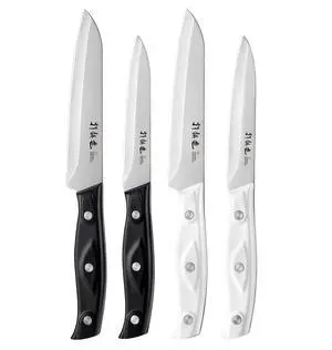 4PCS Paring Knife - 4/4.5 inch Fruit and Vegetable Paring Knives - Ultra Sharp Kitchen Knife - Peeling Knives - German Stainless Steel-ABS Handle 4PCS Paring Knife - 4/4.5 inch Fruit and Vegetable Paring Knives - Ultra Sharp Kitchen Knife - Peeling Knives - German Stainless Steel-ABS Handle
