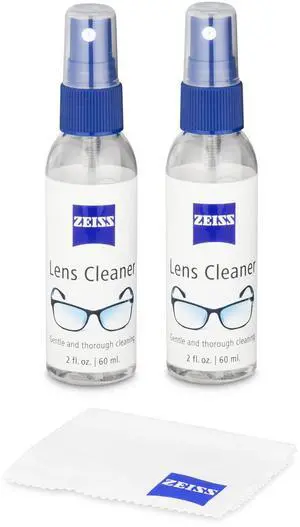 (2 2 oz. Lens Cleaning Spray with Microfiber Cloth (2 2 oz. Lens Cleaning Spray with Microfiber Cloth