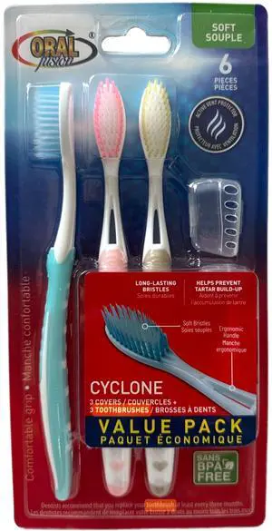 3pc Soft Toothbrush Deep Cleaning Sensitive Teeth Gum Extra Fine Bristles Ergonomic Non-Slip Comfort Hold Easy Grip Tooth Brush & Caps BPA-Free 3pc Soft Toothbrush Deep Cleaning Sensitive Teeth Gum Extra Fine Bristles Ergonomic Non-Slip Comfort Hold Easy Grip Tooth Brush & Caps BPA-Free