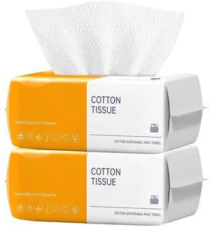 Disposable Face Towels, 100 Count Disposable Washcloths (2 Pack) Disposable Face Towels, 100 Count Disposable Washcloths (2 Pack)