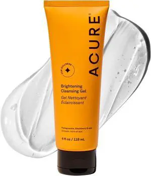 Brightening Cleansing Gel - Vegan Facial Cleanser - 4 fl oz Brightening Cleansing Gel - Vegan Facial Cleanser - 4 fl oz